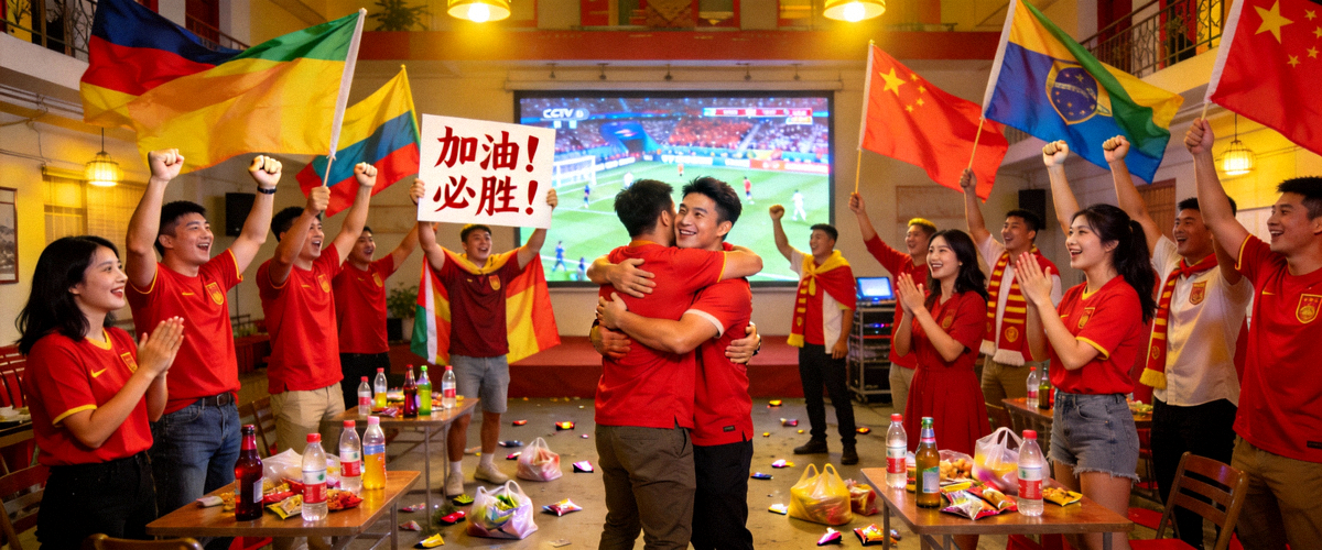 热烈球迷社区线下观赛活动 - 球迷齐聚欢呼